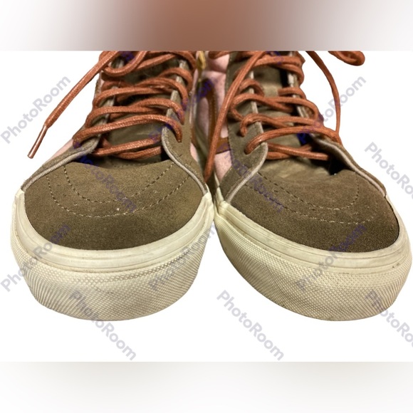 VANS OFF THE WALL SK8 SNEAKERS HIGH TOP UNIZEX MENS 8.5 WOMENS 10 gently loved - Picture 4 of 9